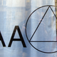 A picture of the AA logo outside one of the organization’s offices in France.